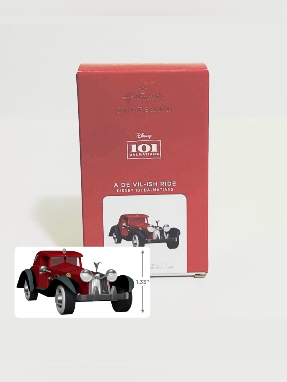 Hallmark Keepsake Disney Cruella A De Vil-ish Ride Ornament